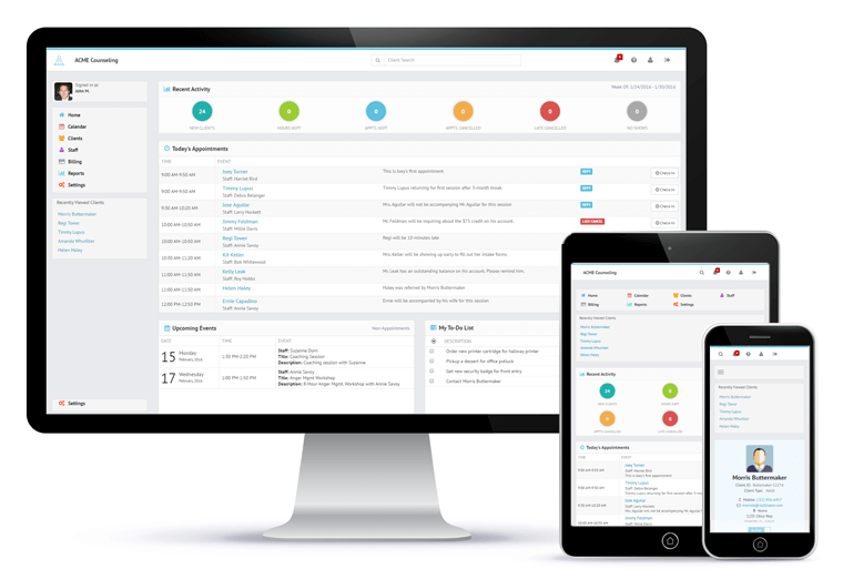 Mobile ready TherapyZen on your smartphone or tablet